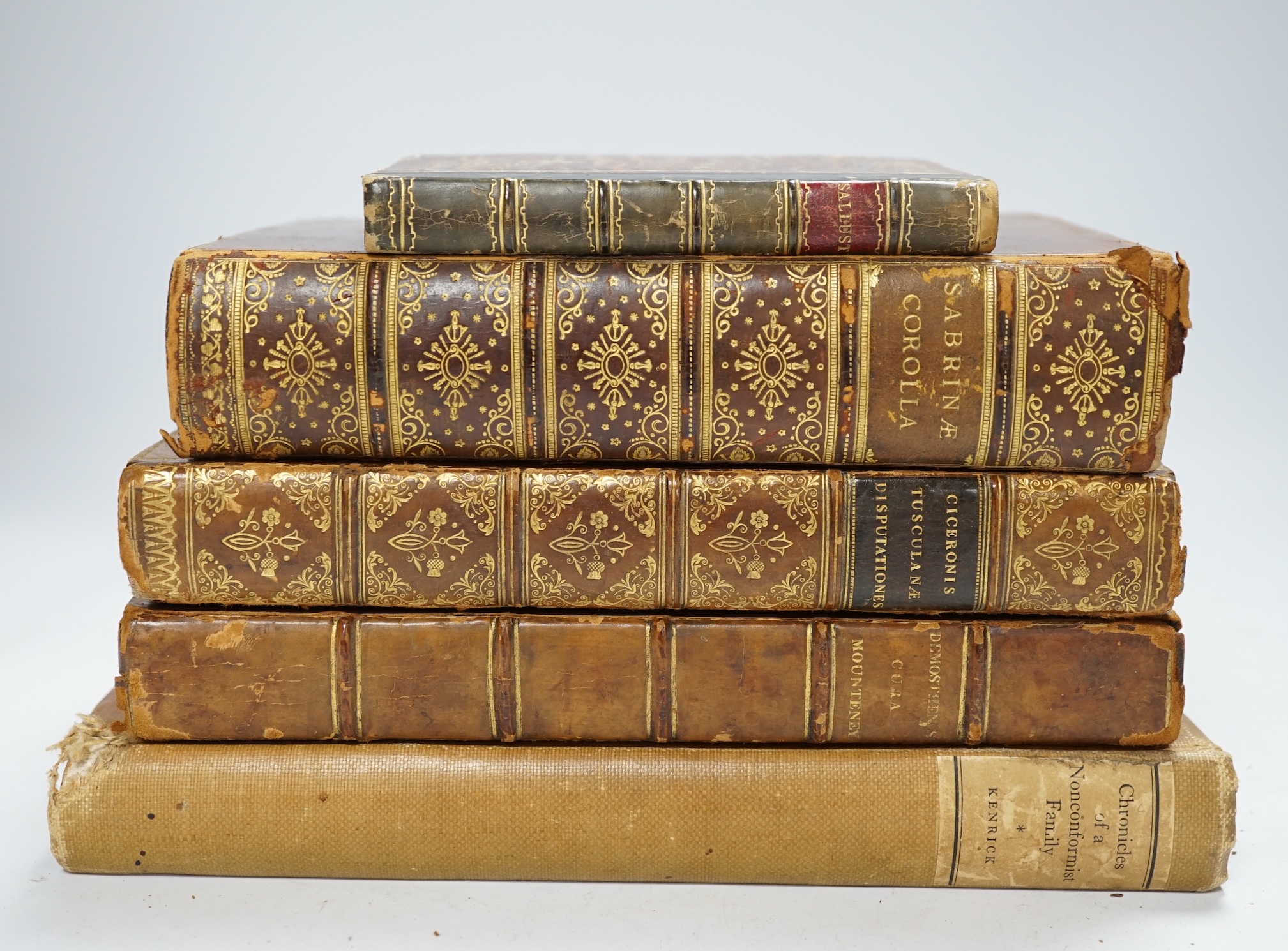 Kenrick, Mrs. W. Byng - Chronicles of a Nonconformist Family: the Kenricks of Wynne Hall, Exeter and Birmingham. folded table; original cloth and paper label. Birmingham: Cornish Brothers, 1932; Baddeley, Welborne St. Cl